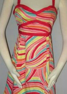 Nanette lepore 6 summer dress, open back